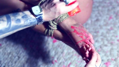 Cover for 'Captive Unicorn For Foot Worship And Wax Play'