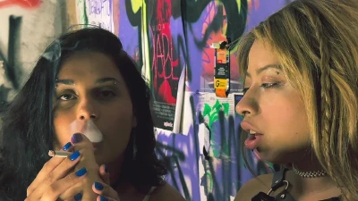 Cover for 'Smoking While You Adore My Feet'